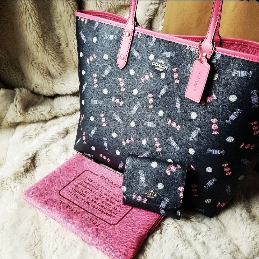 🍒NWT🍒 COACH CANDY 2 IN 1 TOTE+WALLET SET - Picture 8 of 8